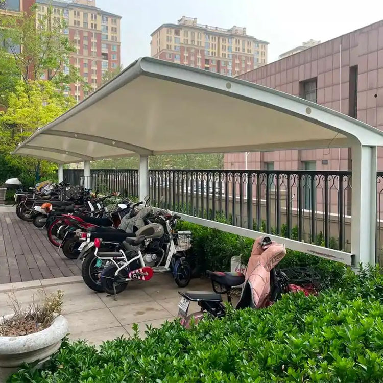 涡阳县膜结构电动车棚